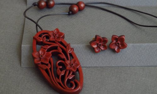 Wooden jewelry